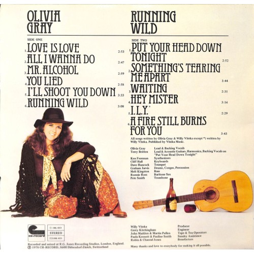 CD Olivia Gray - Running wild