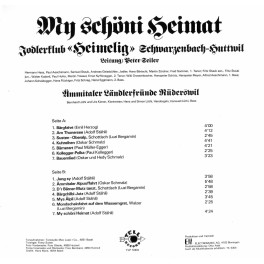 CD Jodlerklub Heimelig Schwarzenbach-Huttwil - My schöni Heimat