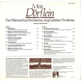 CD-Kopie von Vinyl: Männerchor Kirchleerau - Mein Dörflein - 1980