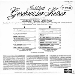 CD-Kopie von Vinyl: JD Geschw. Keiser - Uf dr Egg