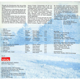 CD-Kopie von Vinyl: Jodlerfründe vo Stauffenalp, Trio Oesch Schwarzenegg  - 1982