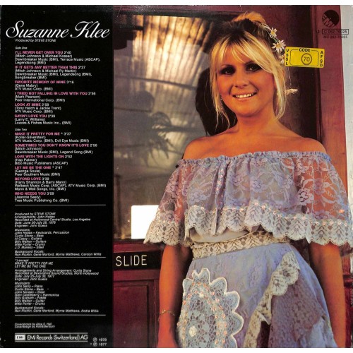 CD Suzanne Klee - Sayin' J Love You - 1978
