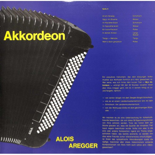 CD Alois Aregger - My's Akkordeon - 2LPs
