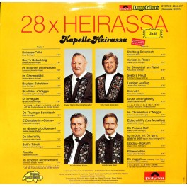 CD Kapelle Heirassa - 28 x Heirassa - 2LPs - 1982