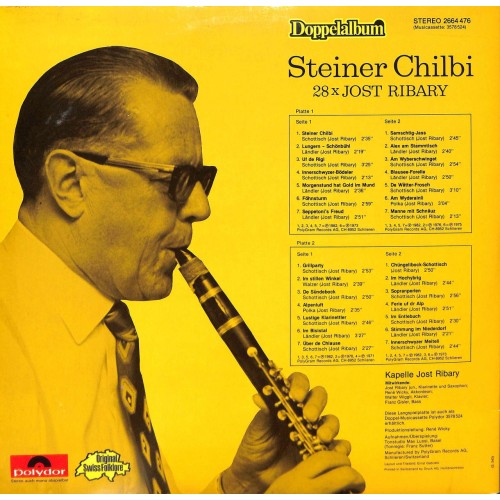 CD Steiner Chilbi - 28x Jost Ribary - Doppelalbum 1982