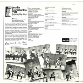 CD Jecklin Musiktreffen 1981 - für junge Gitarristen