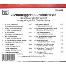 CD-Kopie: Schanfigger Puurahochzyt - Schanfigger Ländlerquintett CD-Kopie: Schanfigger Puurahochzyt - Schanfigger Ländlerquintett