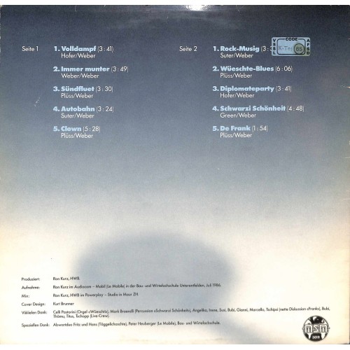 CD Hagelwätter Blues Band - Volldampf