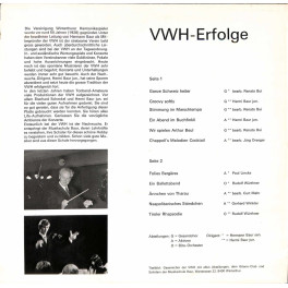 CD Vereinigung Winterthurer Harmonikaspieler - VWH-Erfolge, Ltg. Hermann Baur