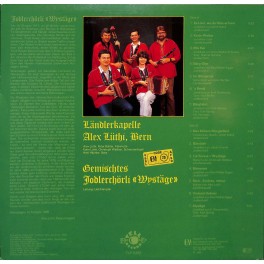 CD LK Alex Lüthi Bern und Gem. Jodlerchörli Wystäge - Jodellieder mit Härz