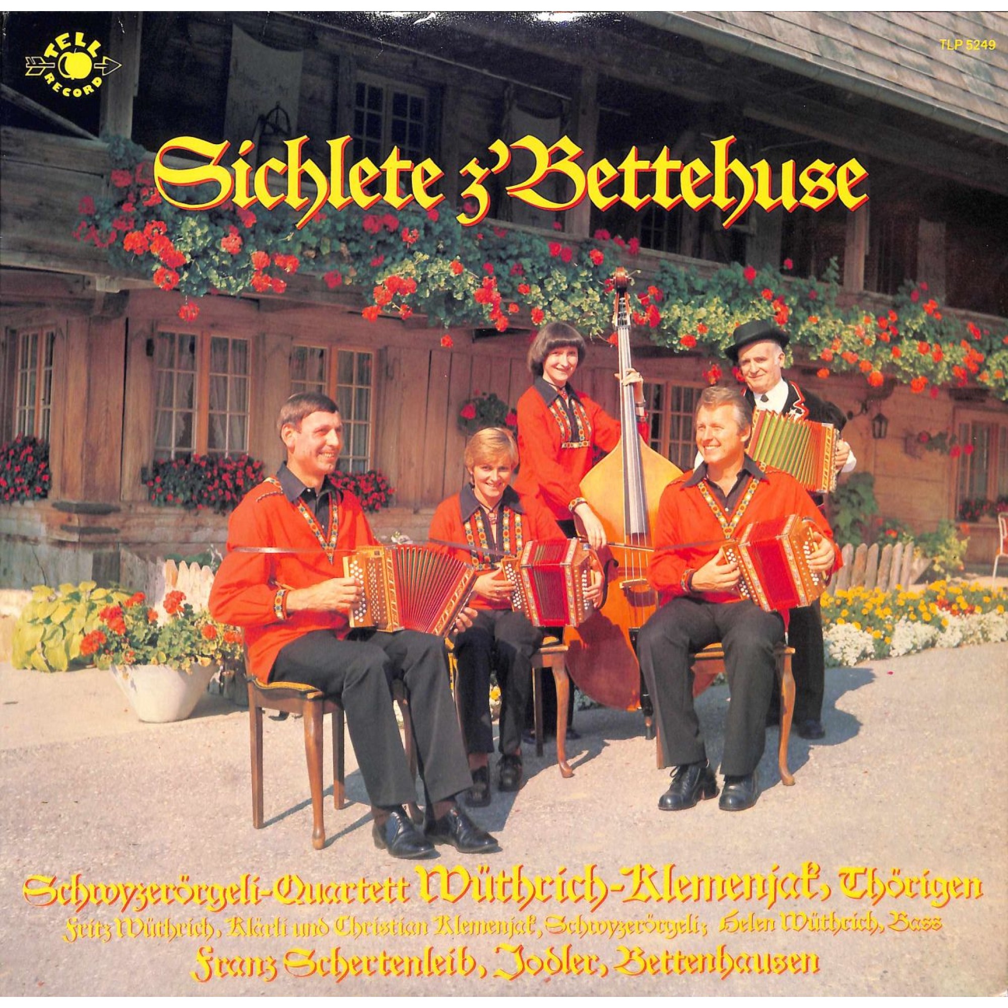 CD SQ Wüthrich-Klemenjak Thörigen u. Franz Schertenleib Jodler Bettenhausen - Sichlete z'Bettehuse CD SQ Wüthrich-Klemenjak Thörigen u. Franz Schertenleib Jodler Bettenhausen - Sichlete z'Bettehuse