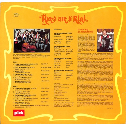 CD Rund um d'Rigi - diverse - 1982