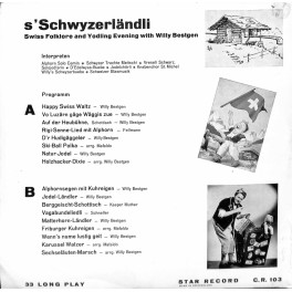 CD s'Schwyzerländli - Happy little Switzerland - Lustige kleine Schweiz