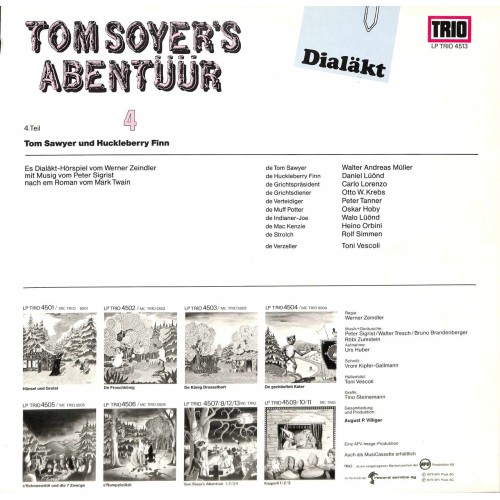 CD Tom Soyer's Abentüür - Teil 4 - Dialäkt Tom Sawyer und Huckleberry Finn