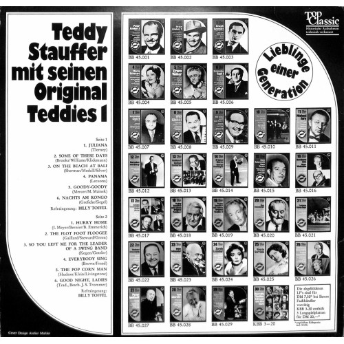 CD Teddy Stauffer mit seinen Original Teddies 1