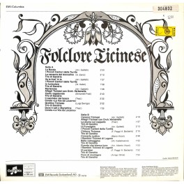 CD Folclore Ticinese - 1978