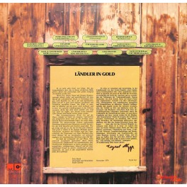 CD Wysel Gyr präsentiert Ländler in Gold - 1978