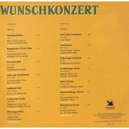 CD Volkstümliches Wunschkonzert - 2LP - 1985