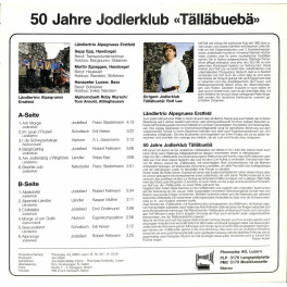 CD 50 Jahre Jodlerklub Tälläbuebä