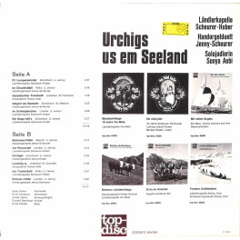 CD LK Scheurer-Huber, HD Jenny-Scheurer, Sonya Aebi - Urchigs us em Seeland - 1973