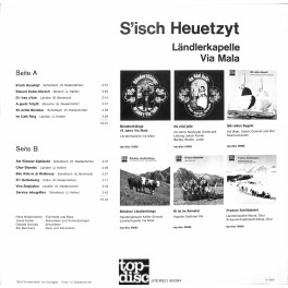 CD LK Via Mala - S'isch Heuetzyt - 1973