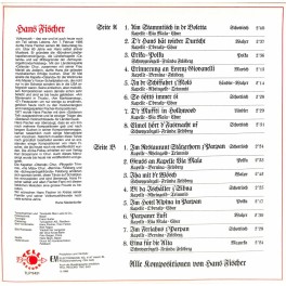 CD Üsara Grossmuffti Ländler-Komponist Hans Fischer - 5 Bündner-Kapellen spielen seine Tänze - 1985