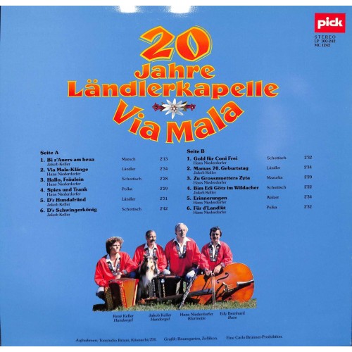 CD 20 Jahre LK Via Mala