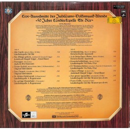 CD Live-Ausschnitte des Jubiläums-Abends 50 Jahre LK Edi Bär  - 1981
