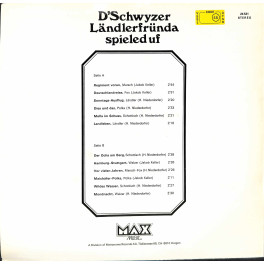CD D'Schwyzer Ländlerfründa spieled uf 