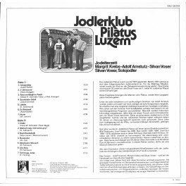 CD Jodlerklub Pilatus Luzern - Margrit Krebs, Adolf Amstutz, Silvan Voser