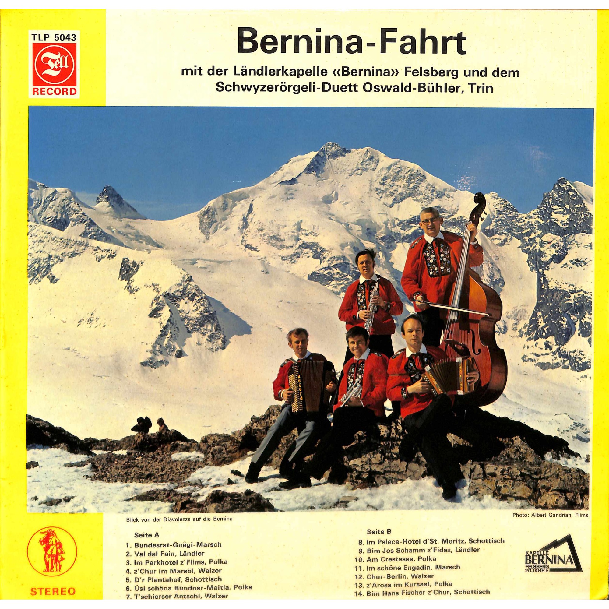 CD LK Bernina Felsberg und SD Oswald-Bühler Trin - Bernina-Fahrt CD LK Bernina Felsberg und SD Oswald-Bühler Trin - Bernina-Fahrt