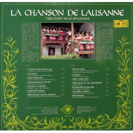 CD La Chanson de Lausanne, Direction: René Spalinger