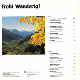 CD Oberwalliser Ländlerkapelle Estrina - Frohi Wanderig