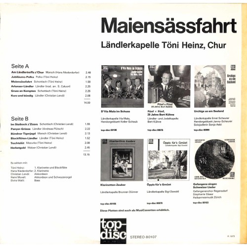 CD LK Töni Heinz Chur - Maiensässfahrt
