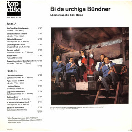 CD Ländlerkapelle Töni Heinz - Bi da urchiga Bündner 