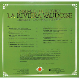 CD La Riviera Vaudoise - Ensemble de Cuivres - 1986