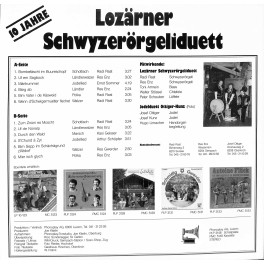 CD 10 Jahre Lozärner Schwyzerörgeliduett - Jodelduett Ottiger-Kunz