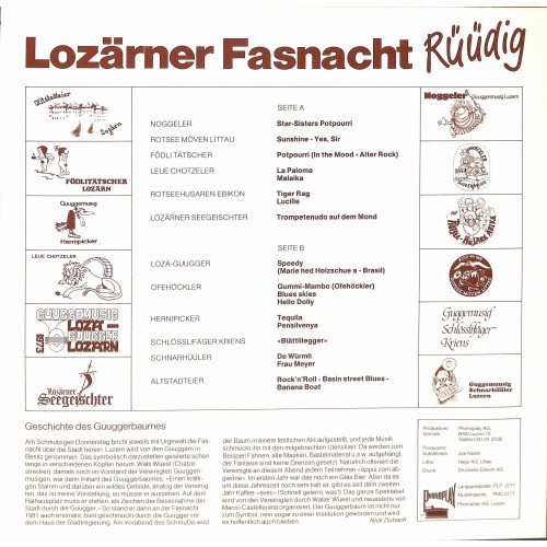 CD Lozärner Fasnacht - Rüüdig