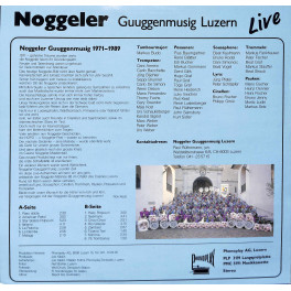 CD Noggeler Guuggenmusig luzern Live - 1989