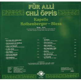 CD Kapelle Rothenberger-Bless - Für alli öppis - 1986