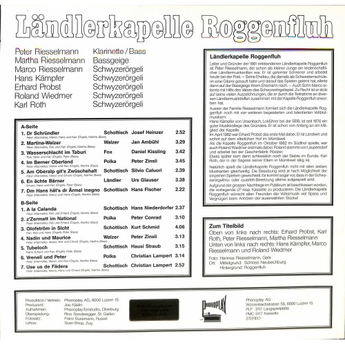 CD Ländlerkapelle Roggenfluh