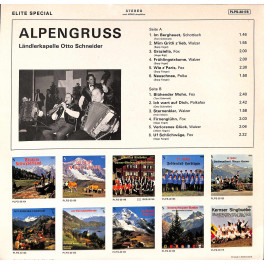 CD Ländlerkapelle Otto Schneider - Alpengruss