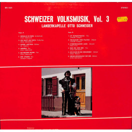 CD Ländlerkapelle Otto Schneider - Schweizer Volksmusik Vol. 3