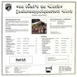 CD Jodlerdoppelquartett Worb, SW Chalberhöni - So tönt's us Worb