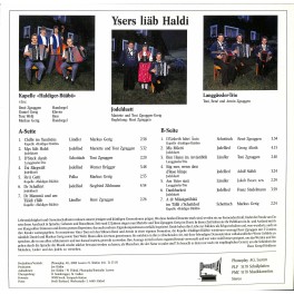 CD JD Mariette und Toni Zgroggen-Gerig, Kapelle Haldiger-Büäblä, Langgässler-Trio - Ysers liäb Haldi