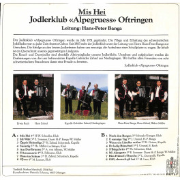 CD Jodllerklub Alpegruess Oftringen - Mis Hei