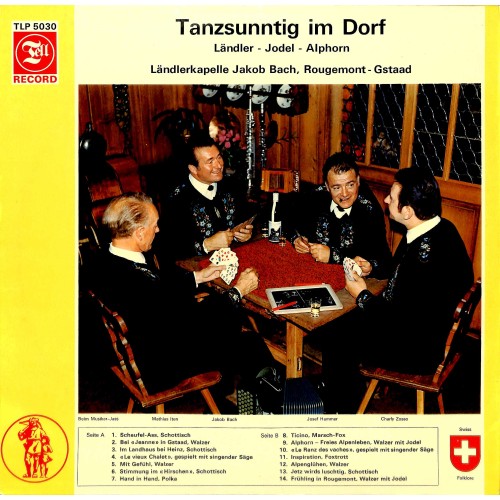 CD-Kopie von Vinyl: Tanzsunntig im Dorf - LK Jakob Bach, Rougement - Gstaad