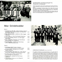 CD-Kopie von Vinyl: Mier Grindelwalder - Interpreten aus Grindelwald