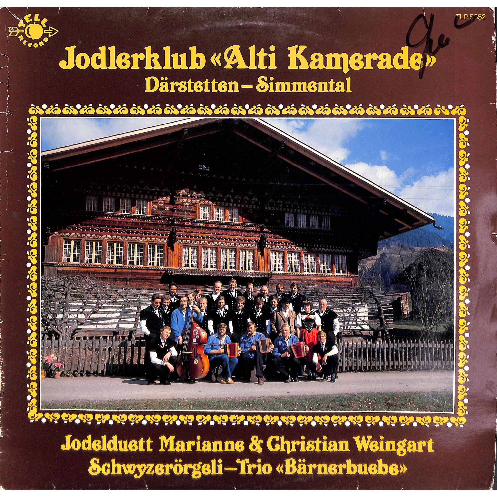 CD-Kopie von Vinyl: Jodlerklub Alti Kamerade Därstetten-Simmental CD-Kopie von Vinyl: Jodlerklub Alti Kamerade Därstetten-Simmental