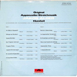 CD-Kopie von Vinyl: Original Appenzeller Streichmusik Jakob Alder Hundwil - 1974